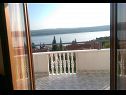 Apartmány Tina -with terrace and sea view A1(4) Obrovac - Riviera Zadar  - Apartmán - A1(4): terasa