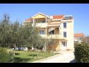 Apartmány Mediteran - private parking: A1(2+1) Privlaka - Riviera Zadar  - dům