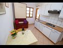 Apartmány Armitage - family friendly: A1(4), A2(4+1), A3(2+1), A4(2+1), A5(2+1) Privlaka - Riviera Zadar  - Apartmán - A3(2+1): kuchyně a jídelna
