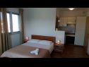 Apartmány Summer Sun SA1(2+1), A2(2+2), A3(4+2), A4(4+2) Privlaka - Riviera Zadar  - Studio apartmán - SA1(2+1): ložnice