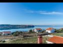 Apartmány Adriatic - with beautiful garden: A1(2), A2(2), A3(2+2) Rtina - Riviera Zadar  - Apartmán - A1(2): výhled z terasy