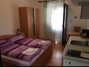Apartmány Andy - only 50 m from beach: A1(3+1), A2(2+1), SA1(2) Sukošan - Riviera Zadar  - Studio apartmán - SA1(2): ložnice