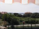 Apartmány Andy - only 50 m from beach: A1(3+1), A2(2+1), SA1(2) Sukošan - Riviera Zadar  - Studio apartmán - SA1(2): výhled z terasy