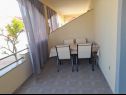 Apartmány Vanja - terrace & BBQ A1(4+2), A2(4+1) Vir - Riviera Zadar  - Apartmán - A2(4+1): terasa