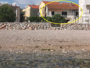 Apartmány Mira - 20 m from pebble beach: A1(4+1), A2(4) Žaborić - Riviera Šibenik 