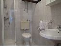 Apartmány Ena - near marina "Kornati": A1(4), A2(2) Biograd - Riviera Biograd  - Apartmán - A1(4): koupelna s WC