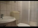 Apartmány Ena - near marina "Kornati": A1(4), A2(2) Biograd - Riviera Biograd  - Apartmán - A2(2): koupelna s WC