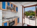 Apartmány Katija - sea view: A1(2+1), A2(4+1) Postira - Ostrov Brač  - Apartmán - A1(2+1): kuchyně a jídelna
