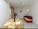 Apartmány Silvana - economy apartments : A1(4), A3(2+1), A2(2) Supetar - Ostrov Brač  - Apartmán - A1(4): obývák