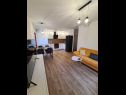 Apartmány Sani-modern and cozy: A1(2) Supetar - Ostrov Brač  - Apartmán - A1(2): kuchyně a jídelna