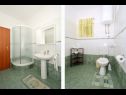 Apartmány Sima - 100m from beach: A1(4+1), A2(2+2), A3(4+2), A4 (2+2) Mastrinka - Ostrov Čiovo  - Apartmán - A4 (2+2): koupelna s WC
