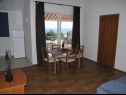 Apartmány Aurelius - relaxing with gorgeous view A1 Luce (4+2), A2 Marin(2+2), A3 Maja(4+2), A4 Duje(2+2) Okrug Gornji - Ostrov Čiovo  - Apartmán - A3 Maja(4+2): jídelna