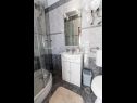 Apartmány Kari A5(4) , SA1(2), SA2(2), SA3(2), SA4(2)  Crikvenica - Riviera Crikvenica  - Studio apartmán - SA2(2): koupelna s WC