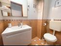 Apartmány Ani - 10 M from the sea SA1 zeleni(2+1), SA2 žuti(2+1) Jadranovo - Riviera Crikvenica  - Studio apartmán - SA2 žuti(2+1): koupelna s WC