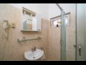 Apartmány Pavo - comfortable with parking space: A1(2+3), SA2(2+1), A3(2+2), SA4(2+1), A6(2+3) Cavtat - Riviera Dubrovnik  - Studio apartmán - SA4(2+1): koupelna s WC