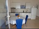 Apartmány Sea front - free parking A1(2+2), A2(2+2), A3(4+1), A4(2), A5(2) Klek - Riviera Dubrovnik  - Apartmán - A1(2+2): kuchyně a jídelna