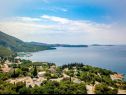 Apartmány a pokoje Villa Bouganvillea - sea view & garden: A1 Deluxe (2+1), A2 Superior (2+1), A3 Comfort (2+1), A4 Premium (2+1), R1 Deluxe (2), R2 Comfort (2) Mlini - Riviera Dubrovnik  - výhled  na moře (dům a okolí)