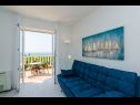 Apartmány a pokoje Villa Bouganvillea - sea view & garden: A1 Deluxe (2+1), A2 Superior (2+1), A3 Comfort (2+1), A4 Premium (2+1), R1 Deluxe (2), R2 Comfort (2) Mlini - Riviera Dubrovnik  - Apartmán - A1 Deluxe (2+1): obývák