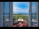 Apartmány a pokoje Villa Bouganvillea - sea view & garden: A1 Deluxe (2+1), A2 Superior (2+1), A3 Comfort (2+1), A4 Premium (2+1), R1 Deluxe (2), R2 Comfort (2) Mlini - Riviera Dubrovnik  - Apartmán - A3 Comfort (2+1): terasa