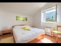 Apartmány a pokoje Villa Bouganvillea - sea view & garden: A1 Deluxe (2+1), A2 Superior (2+1), A3 Comfort (2+1), A4 Premium (2+1), R1 Deluxe (2), R2 Comfort (2) Mlini - Riviera Dubrovnik  - Apartmán - A4 Premium (2+1): ložnice