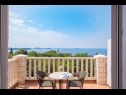 Apartmány a pokoje Villa Bouganvillea - sea view & garden: A1 Deluxe (2+1), A2 Superior (2+1), A3 Comfort (2+1), A4 Premium (2+1), R1 Deluxe (2), R2 Comfort (2) Mlini - Riviera Dubrovnik  - Pokoj - R1 Deluxe (2): terasa