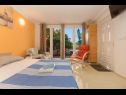 Apartmány Orange - garden terrace : SA1(2+1) Banjole - Istrie  - Studio apartmán - SA1(2+1): ložnice
