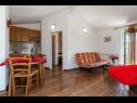 Apartmány Perci- cosy and comfortable A1 Novi(2+2) , SA2 Stari(2) Krnica - Istrie  - Apartmán - A1 Novi(2+2) : kuchyně a jídelna