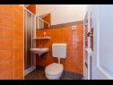 Apartmány Perci- cosy and comfortable A1 Novi(2+2) , SA2 Stari(2) Krnica - Istrie  - Apartmán - A1 Novi(2+2) : koupelna s WC
