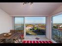Apartmány Robi 1 - sea view: A1 sea view(4+1) Ližnjan - Istrie  - Apartmán - A1 sea view(4+1): terasa