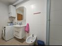 Apartmány Želja - sea view: A1(8) Medulin - Istrie  - Apartmán - A1(8): koupelna s WC