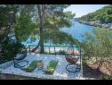Prázdninový dům/vila Momento - peaceful resort : H(10) Blato - Ostrov Korčula  - Chorvatsko  - zahradní terasa