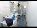 Apartmány Dijana - 20m from the sea A1 Antica(4+1), A2 Diana(2+1), A3 Mirela(2+1) Prigradica - Ostrov Korčula  - Apartmán - A1 Antica(4+1): koupelna s WC
