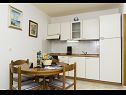 Apartmány Dijana - 20m from the sea A1 Antica(4+1), A2 Diana(2+1), A3 Mirela(2+1) Prigradica - Ostrov Korčula  - Apartmán - A3 Mirela(2+1): kuchyně a jídelna