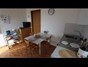 Apartmány Kamena A3(2+1) Klimno - Ostrov Krk  - Apartmán - A3(2+1): kuchyně a jídelna