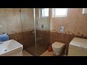 Apartmány Ema A1(4), A2(4) Malinska - Ostrov Krk  - Apartmán - A1(4): koupelna s WC