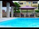 Prázdninový dům/vila Berna - pool house: H(6+1) Malinska - Ostrov Krk  - Chorvatsko  - bazén