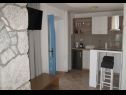 Apartmány Insula Insule - rustic & peaceful: SA1(2+1), SA2(2+1) Skrbčići - Ostrov Krk  - Studio apartmán - SA1(2+1): kuchyně a jídelna