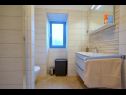 Apartmány Insula Insule - rustic & peaceful: SA1(2+1), SA2(2+1) Skrbčići - Ostrov Krk  - Studio apartmán - SA1(2+1): koupelna s WC