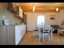 Apartmány Insula Insule - rustic & peaceful: SA1(2+1), SA2(2+1) Skrbčići - Ostrov Krk  - Studio apartmán - SA2(2+1): kuchyně a jídelna