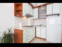 Apartmány Suzi - beautiful view and cosy: A1 crvena kuhinja(2+2), A2(2+2) Baška Voda - Riviera Makarska  - Apartmán - A2(2+2): kuchyně