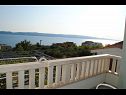 Apartmány Marko - amazing sea view: A1(2+2), A2(2+3), A4(2+2), A5(2+3), A6(4+2), A7(2+2), A8(2+1) Brela - Riviera Makarska  - Apartmán - A2(2+3): balkón