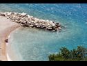 Apartmány Up - amazing sea view: A1(2) Brela - Riviera Makarska  - pláž