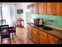 Apartmány Ante - seaview A1(5), SA2(3), SA3(2+1) Brela - Riviera Makarska  - Apartmán - A1(5): kuchyně a jídelna