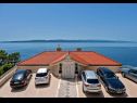 Apartmány Draga - 10 m from sea: A1(4+2), A2(2+2) Brela - Riviera Makarska  - parkovište