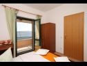 Apartmány Up - amazing sea view: A1(2) Brela - Riviera Makarska  - Apartmán - A1(2): ložnice