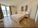 Apartmány Via - 250 m from sea: SA2(2), SA3(2), SA4(2), SA1(2) Brela - Riviera Makarska  - Studio apartmán - SA4(2): ložnice