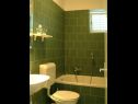 Apartmány Secret garden - seaview: A1(4), A2(2) Brela - Riviera Makarska  - Apartmán - A1(4): koupelna s WC