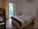 Apartmány Mare - 150 m from beach SA1(2), A2(4+1), A3(4+2) Brela - Riviera Makarska  - Apartmán - A3(4+2): ložnice