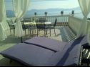 Apartmány Jure - terrace with amazing sea view: A1 Leona (6+2), A2 Ivano (6+2) Brist - Riviera Makarska  - Apartmán - A2 Ivano (6+2): terasa