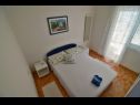 Apartmány Ivi - 100 m from pebble beach: A1(2+2), A2(2+2), A3(2+2), A4(4+4), A5(2+2) Drašnice - Riviera Makarska  - Apartmán - A3(2+2): ložnice